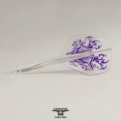 Condor AXE DEER Yoshino Hiroyuki Standard / Small Shape Flight Stems Shafts - Clear Standard - S= 21.5mm - FutureDart
