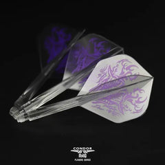 Condor AXE DEER Yoshino Hiroyuki Standard / Small Shape Flight Stems Shafts - Clear Standard - S= 21.5mm - FutureDart