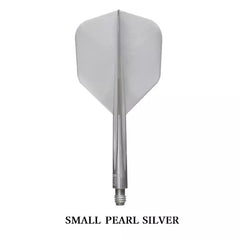 Condor AXE Metallic Small Shape Flight Stems Shafts - Silver - S= 21.5mm - FutureDart