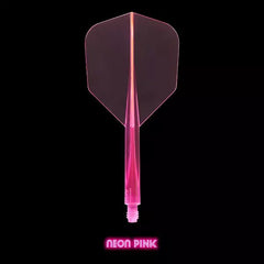 Condor AXE Neon Small Shape Flight Stems Shafts - Neon Gelb - S= 21.5mm - FutureDart