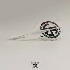 Condor AXE Special One 3 Small Shape Flight Stems Shafts - Clear - S= 21.5mm - FutureDart
