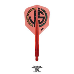 Condor AXE Special One 3 Small Shape Flight Stems Shafts - Clear - S= 21.5mm - FutureDart