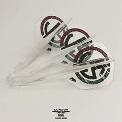 Condor AXE Special One 3 Small Shape Flight Stems Shafts - Clear - S= 21.5mm - FutureDart