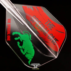 Condor AXE Special One Inspiration2 Small Shape Flight Stems Shafts - Clear - S= 21.5mm - FutureDart