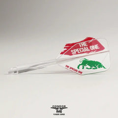 Condor AXE Special One Inspiration2 Small Shape Flight Stems Shafts - Clear - S= 21.5mm - FutureDart