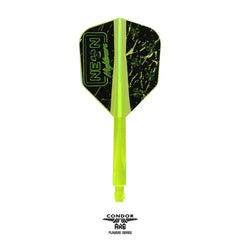 Condor AXE Stowe Buntz NEON NIGHTMARE Standard, WingSlim, Small Shape Flight Stems Shafts - Standard - S= 21.5mm - FutureDart