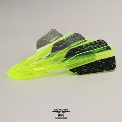 Condor AXE Stowe Buntz NEON NIGHTMARE Standard, WingSlim, Small Shape Flight Stems Shafts - WingSlim - S= 21.5mm - FutureDart