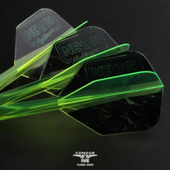Condor AXE Stowe Buntz NEON NIGHTMARE Standard, WingSlim, Small Shape Flight Stems Shafts - WingSlim - S= 21.5mm - FutureDart