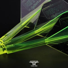 Condor AXE Stowe Buntz NEON NIGHTMARE Standard, WingSlim, Small Shape Flight Stems Shafts - WingSlim - S= 21.5mm - FutureDart