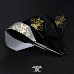 Condor AXE THE BULL James Bailey Standard - Small Shape Flight Stems Shafts - Schwarz - Standard - S= 21.5mm - FutureDart
