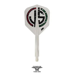 Condor AXE Special One 3 Small Shape Flight Stems Shafts - Clear - S= 21.5mm - FutureDart