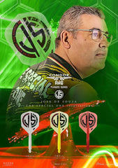 Condor AXE Special One 3 Small Shape Flight Stems Shafts - Clear Yellow - S= 21.5mm - FutureDart