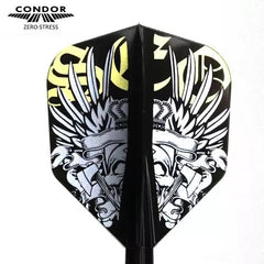 Condor Zero Stress Cranium Small Flight Stems Shafts - White - S= 21.5mm - FutureDart