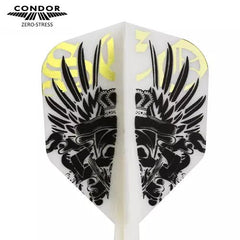Condor Zero Stress Cranium Small Flight Stems Shafts - White - S= 21.5mm - FutureDart