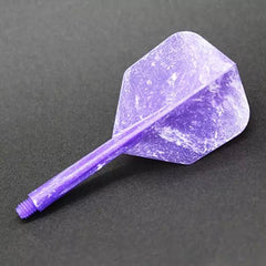 Condor Zero Stress Marble Purple Small Shape Flight Stems Shafts - S= 21.5mm - FutureDart