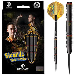 Datadart Ricardo Pietreczko Black PVD Steeldarts 21g, 23g, 25g - 21g - FutureDart