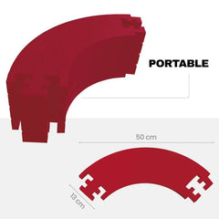 Designa Dartboard Surround - Jigsaw - Red - FutureDart