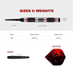 Designa Vampires V2 Softdarts 18g - M1 - FutureDart