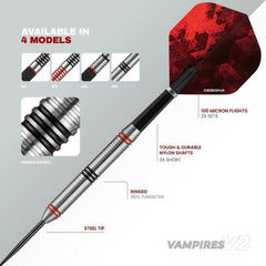Designa Vampires V2 Steeldarts 22g, 24g, 26g - M4 - 22g - FutureDart