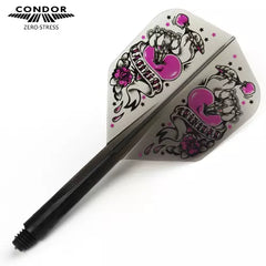 Condor Zero Stress Heart Small Flight Stems Shafts