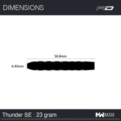 Red Dragon Gerwyn Price Thunder Special Edition Steeldarts 23g, 25g