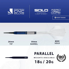 Harrows GEO Parallel Softdarts 18g, 20g - 18g - FutureDart