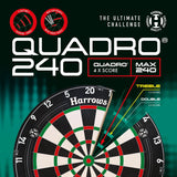 Harrows Quadro 240 Steeldartboard