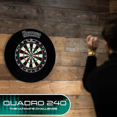 Harrows Quadro 240 Steeldartboard - FutureDart