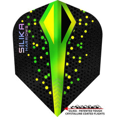 Harrows Silika Tough Crystalline Coating Colourshift No6 Flights - Green - FutureDart