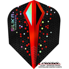 Harrows Silika Tough Crystalline Coating Colourshift No6 Flights - Red - FutureDart