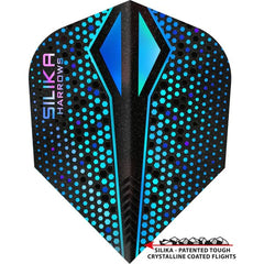 Harrows Silika Tough Crystalline Coating Colourshift - X No6 Flights - Blue - FutureDart