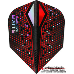 Harrows Silika Tough Crystalline Coating Colourshift - X No6 Flights - Red - FutureDart
