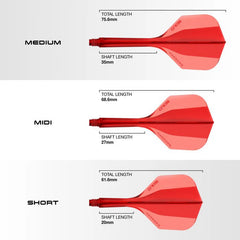 Harrows Solo: Integrated Flight and Shaft No6 - Short 20mm - Black - FutureDart