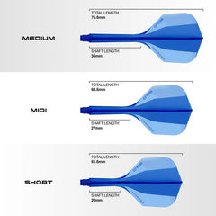 Harrows Solo: Integrated Flight and Shaft No6 - Short 20mm - Black - FutureDart