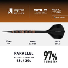 Harrows Wolfram Trinity 97% Softdarts 18g, 20g - 18g - FutureDart