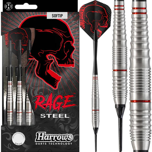Miękkie rzutki Harrows Rage 18g, 20g