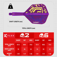 Target K-Flex LUKE LITTLER World Champion 2025 No.2 - No.6 Short-Intermediate-Medium