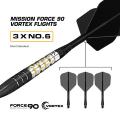 Mission Astro R2.5 Steeldarts 95% Tungsten 22g, 24g - 22g - FutureDart