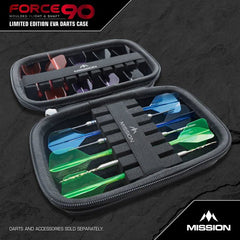 Mission Force 90 Dart Case Grey Denim – Large - FutureDart
