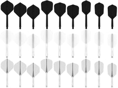 Mission Force 90 Moulded Flight & Shaft System - 3 Farben, Längen & Flightformen - Standard No2 - Short - Black - FutureDart