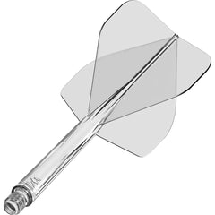 Mission Force 90 Moulded Flight & Shaft System - 3 Farben, Längen & Flightformen - Standard No2 - Short - Black - FutureDart