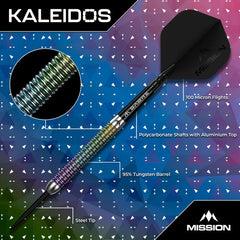 Mission Kaleidos 95% Tungsten Steeldarts 21g, 23g, 25g - 21 g - FutureDart