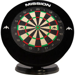 Mission Mini Dartboard - 6 Zoll - Komplett mit Surround & 2 Satz Mini Darts - FutureDart