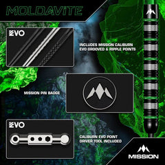 Mission Moldavite Steeldarts 21g, 23g, 25g - 21 g - FutureDart