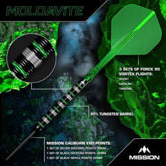 Mission Moldavite Steeldarts 21g, 23g, 25g - 21 g - FutureDart
