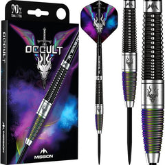 Mission Occult Black & Coral PVD Steeldarts 23g, 25g - 23g - FutureDart