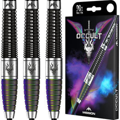 Mission Occult Black & Coral PVD Steeldarts 23g, 25g - 23g - FutureDart