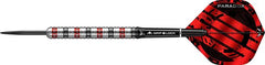 Mission Paradox Steeldarts - Straight - M1 - Electro Black & Red 21g, 23g, 25g - 21g - FutureDart