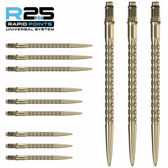 Mission R2.5 Rapid SC1 Steeldart Spitzen - Silber - 30 mm - FutureDart