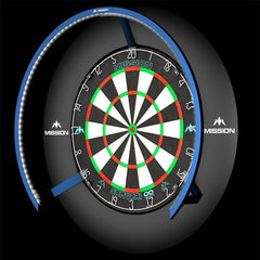 MISSION Torus 270 Grad Dartboard Beleuchtung LED - Blau - FutureDart